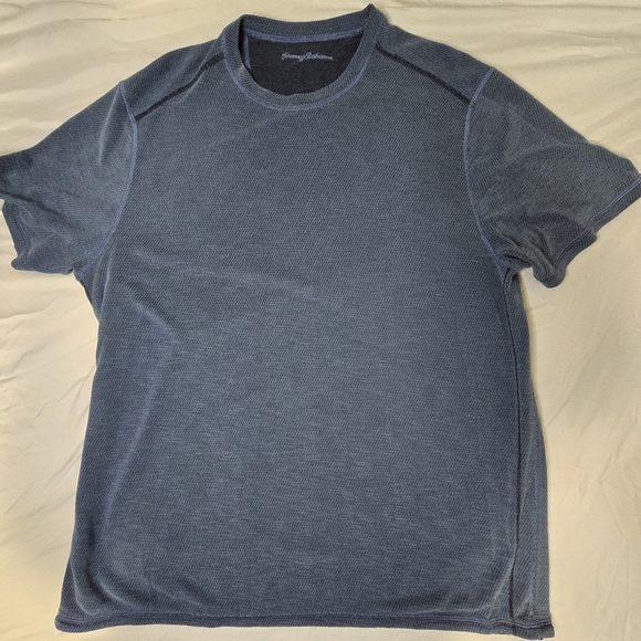 Tommy Bahama Blue Short Sleeve Tee. See Mesurements. No Tag. May Be A Large - Picture 2 of 7